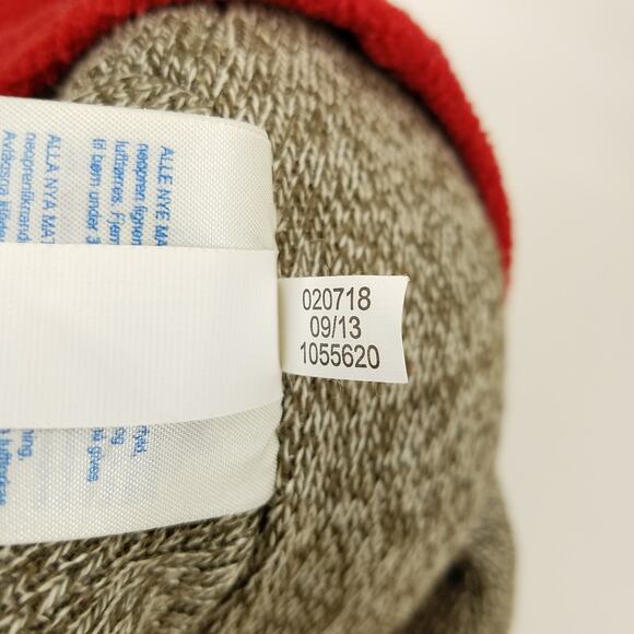 Build A Bear Nick Boy Sock Monkey Plush Red Scarf Sweater Vest Stuffed Toy 2013 - Picture 9 of 10